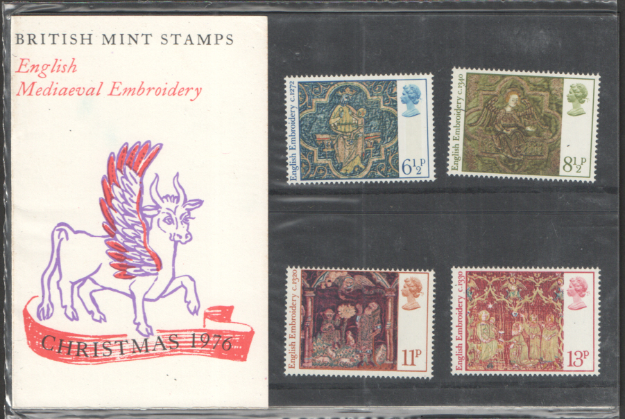 (image for) 1976 Christmas Royal Mail Presentation Pack 87